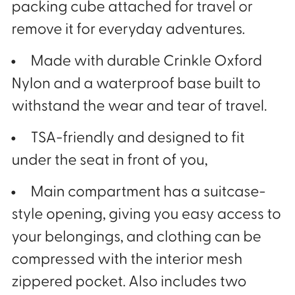 Biaggi Carry cube Backpack - Picture 7 of 8